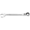 Quick-action, non-slip ratchet combination wrench type 467BR